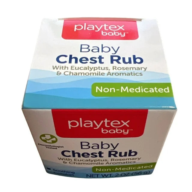 Playtex Baby Chest Rub with Eucalyptus, Rosemary & Chamomile Aromatics Non-Medicated 2 oz