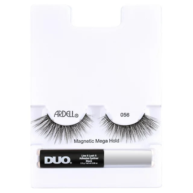 Ardell Magnetic Megahold Liner & False Eyelashes, 056 Black Fake Lashes