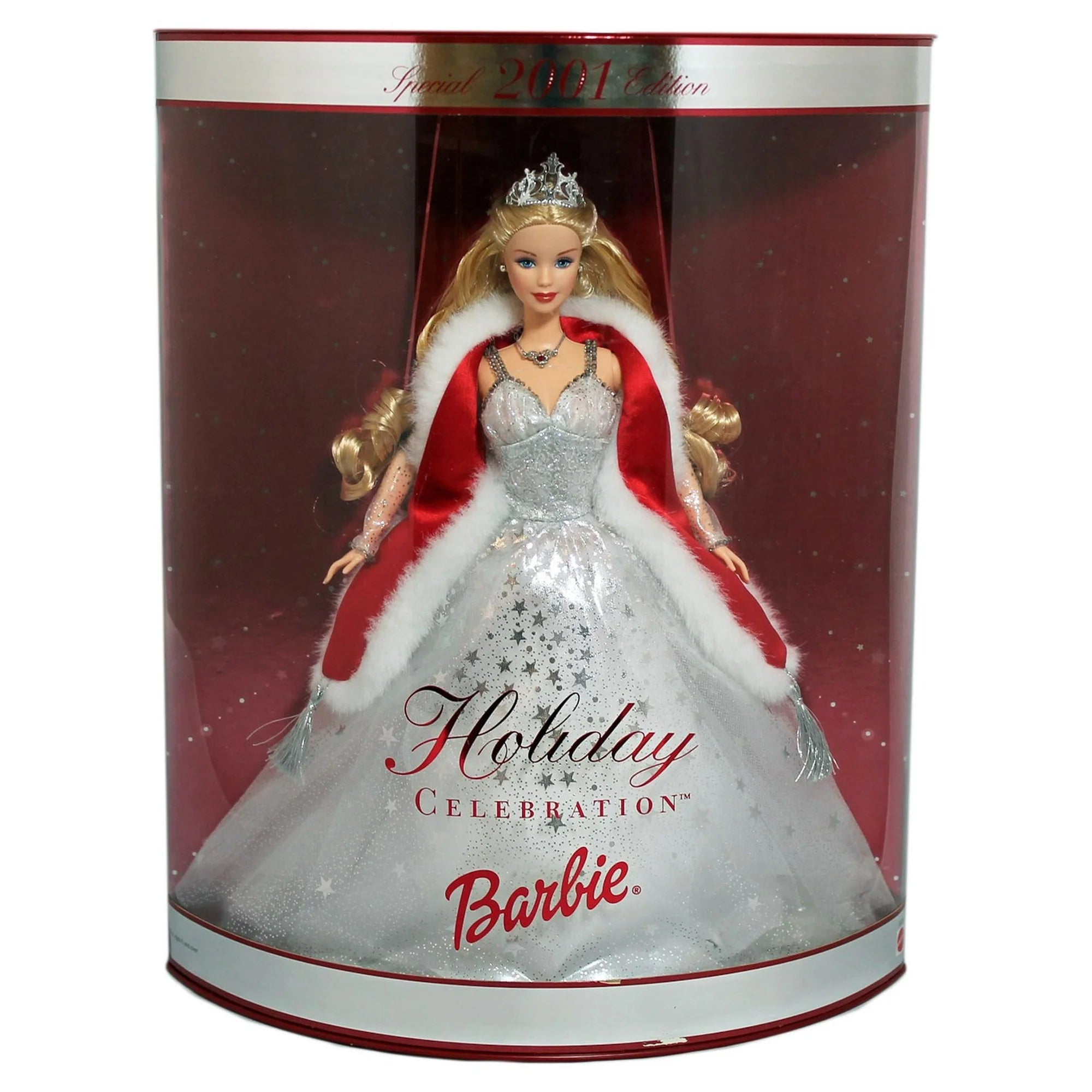 2001 Holiday Celebration Barbie, NRFB, (50304) Non-Mint Box