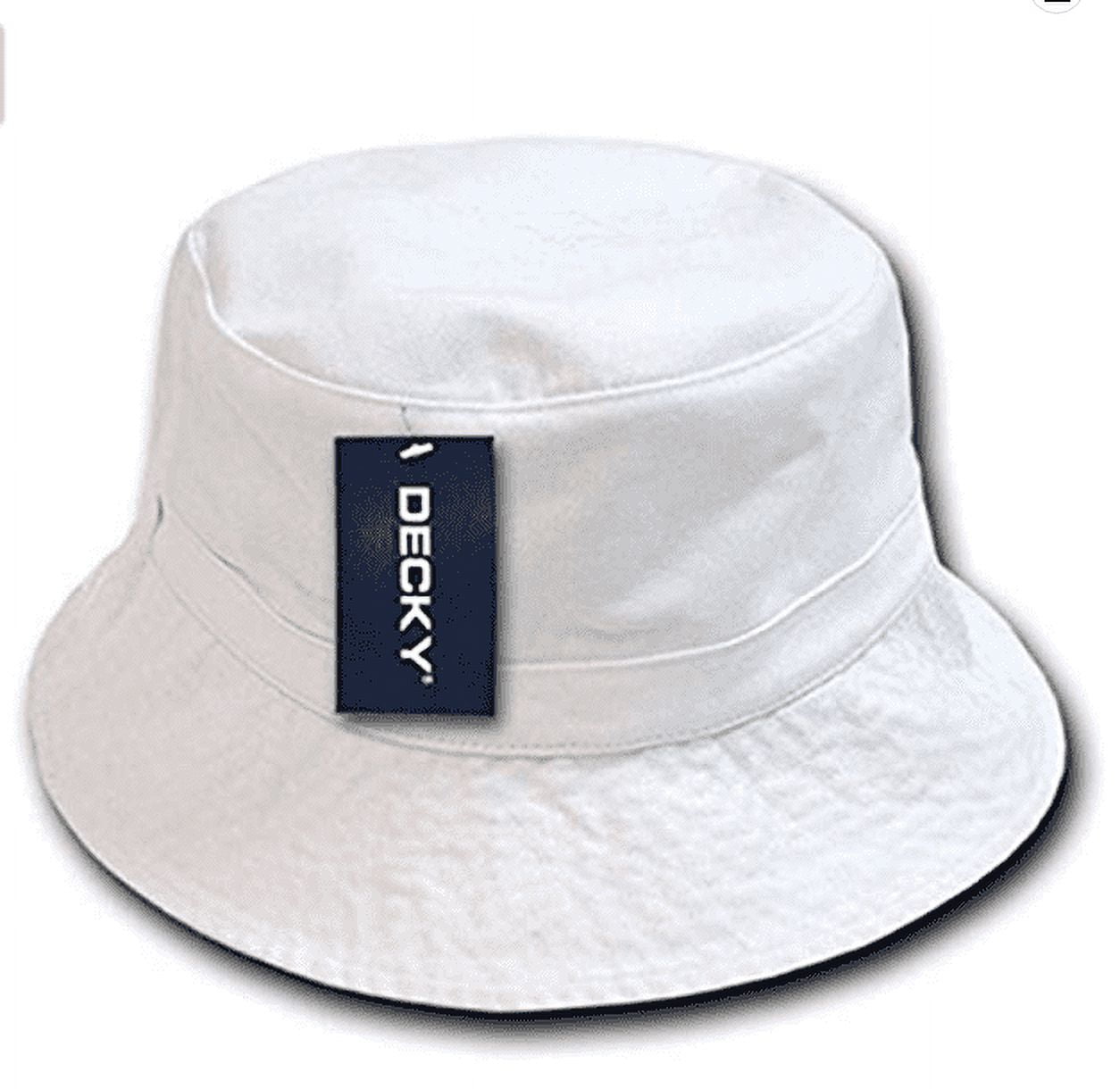 DECKY Polo Bucket Hat (WHITE, S/M)