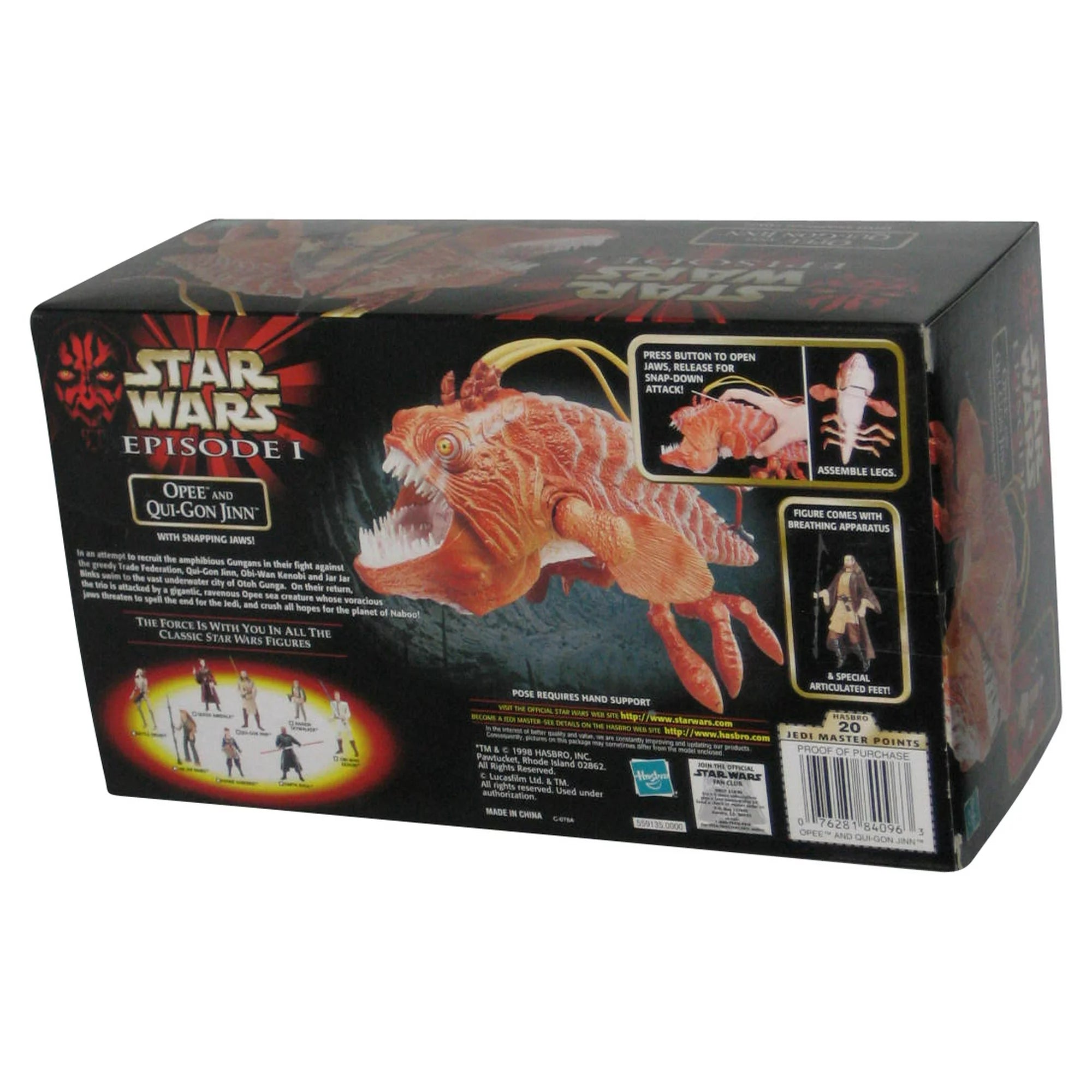 Star Wars - Episode 1 (EP1) - Action Figure - Opee and Qui-Gon Jinn