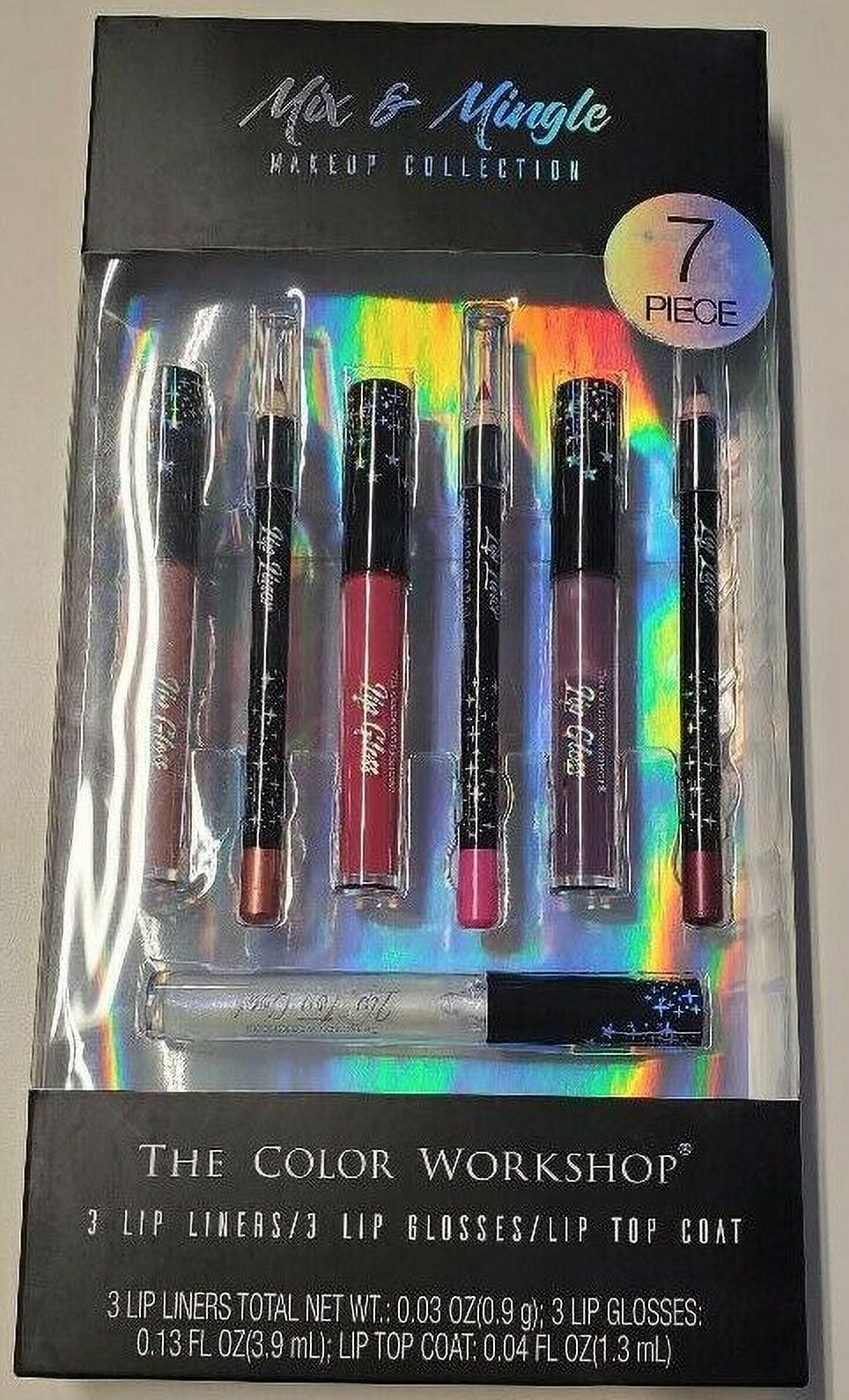 Mix & Mingle Makeup Collection 7 Piece The Color Workshop