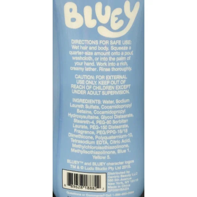 Bluey 3-in-1 Body Wash Shampoo & Conditioner 8oz