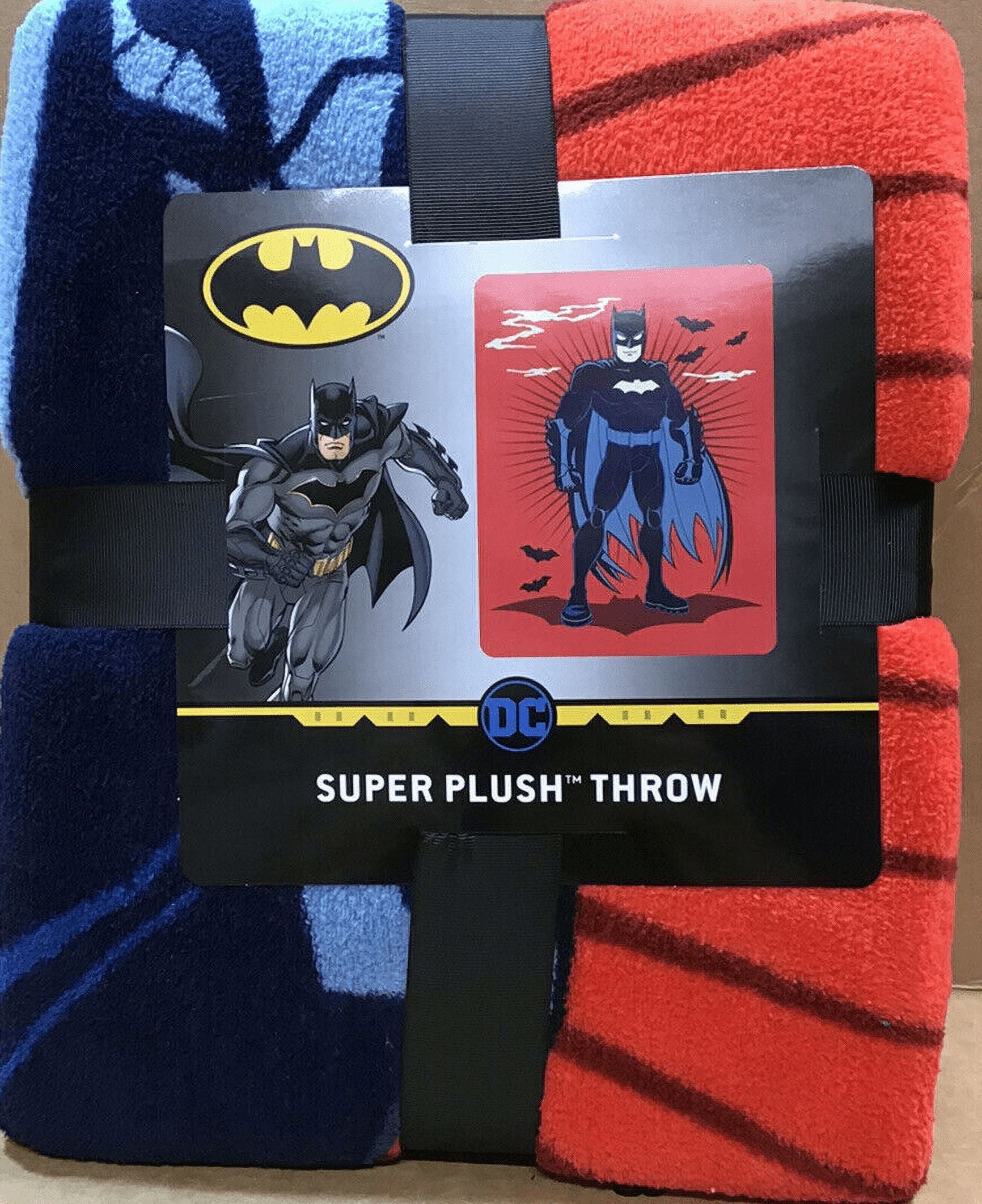 Batman Super Plush Throw Blanket 46 x 60 inches