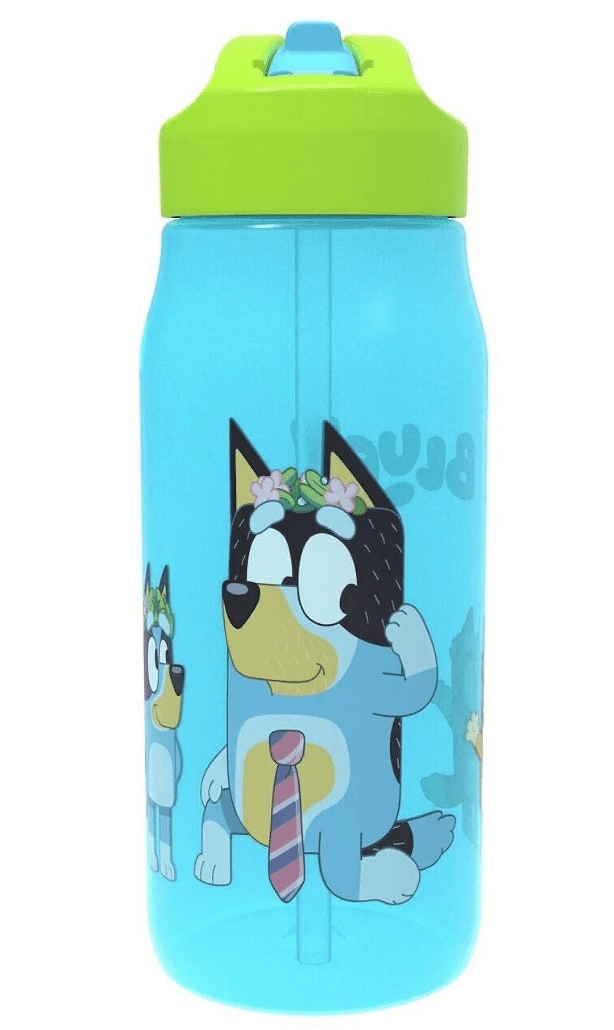 Bluey Sip Water Bottle w/Carry Loop Sip Bottles 16 oz Sippy Cup zak Designs