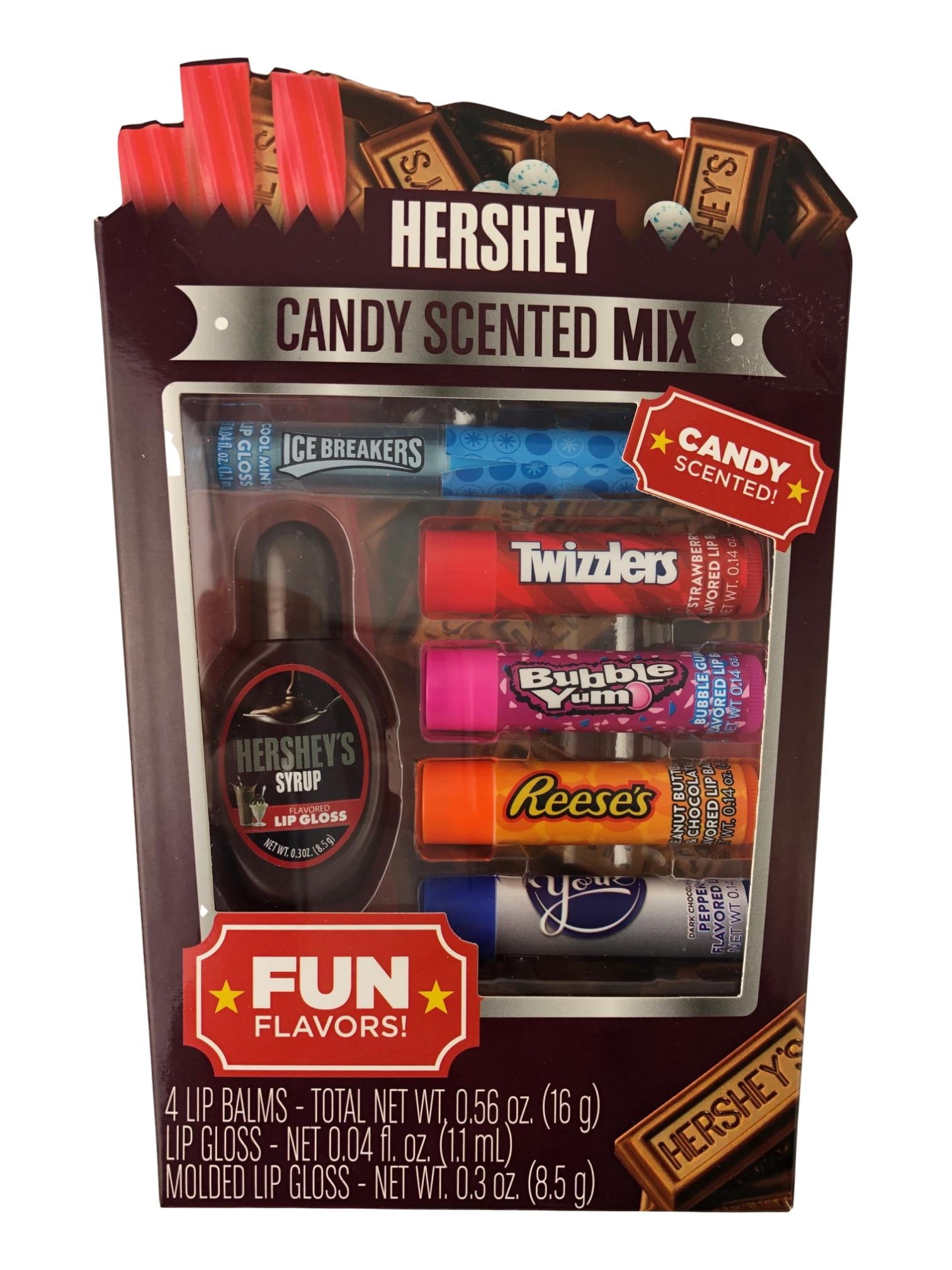 Hershey Candy Scented Lip Balm Mix Gift Set with Fun Flavors!