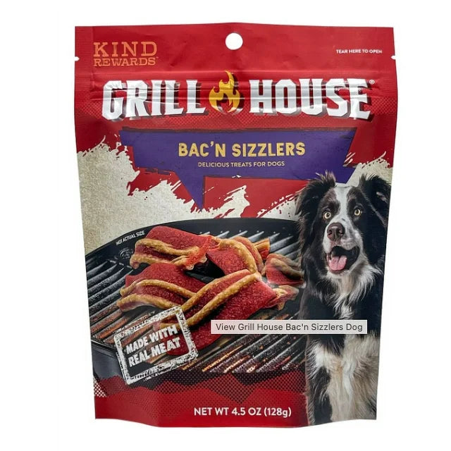 Kind Rewards Bac'n Sizzlers Treats for Dogs 4.5 oz