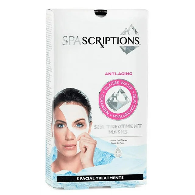 SPA Scriptions Glacier Water , Collagen , Hyaluronic Acid Spa Treatment Masks