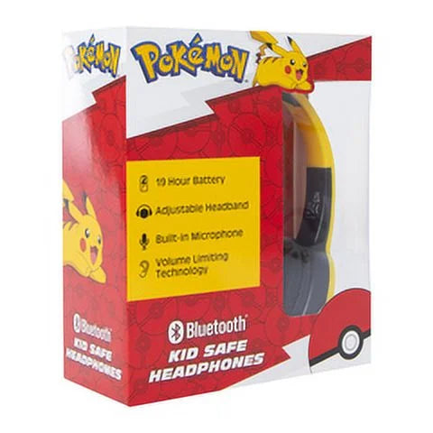 PokÃmon Pikachu Bluetooth Kid Safe Headphones