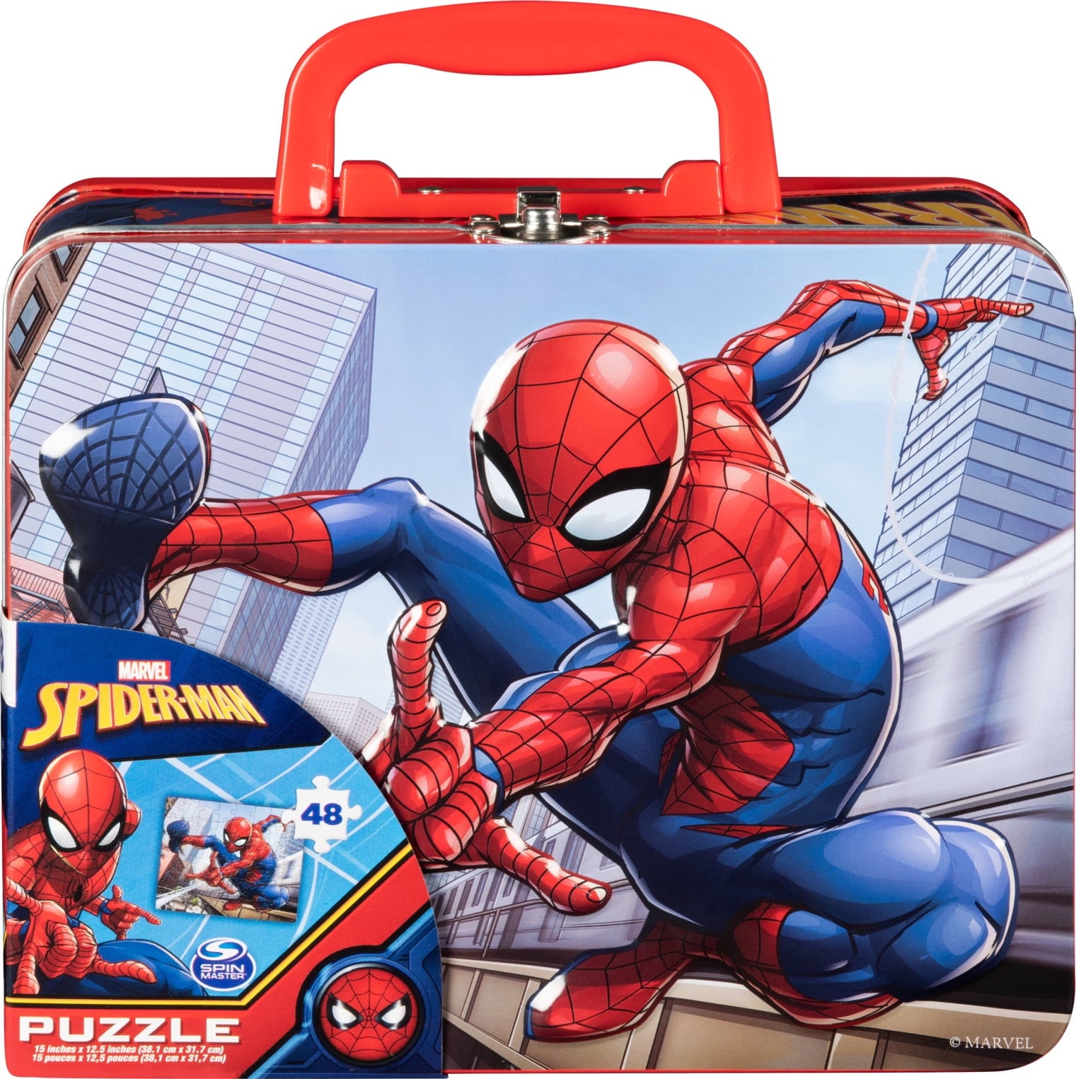 Spider-Man 48-Piece Puzzle in Tin With Handle