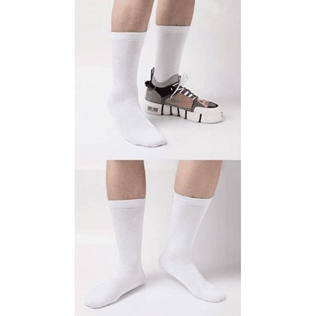 Wings White Crew Socks 10-13 (4 Pk)