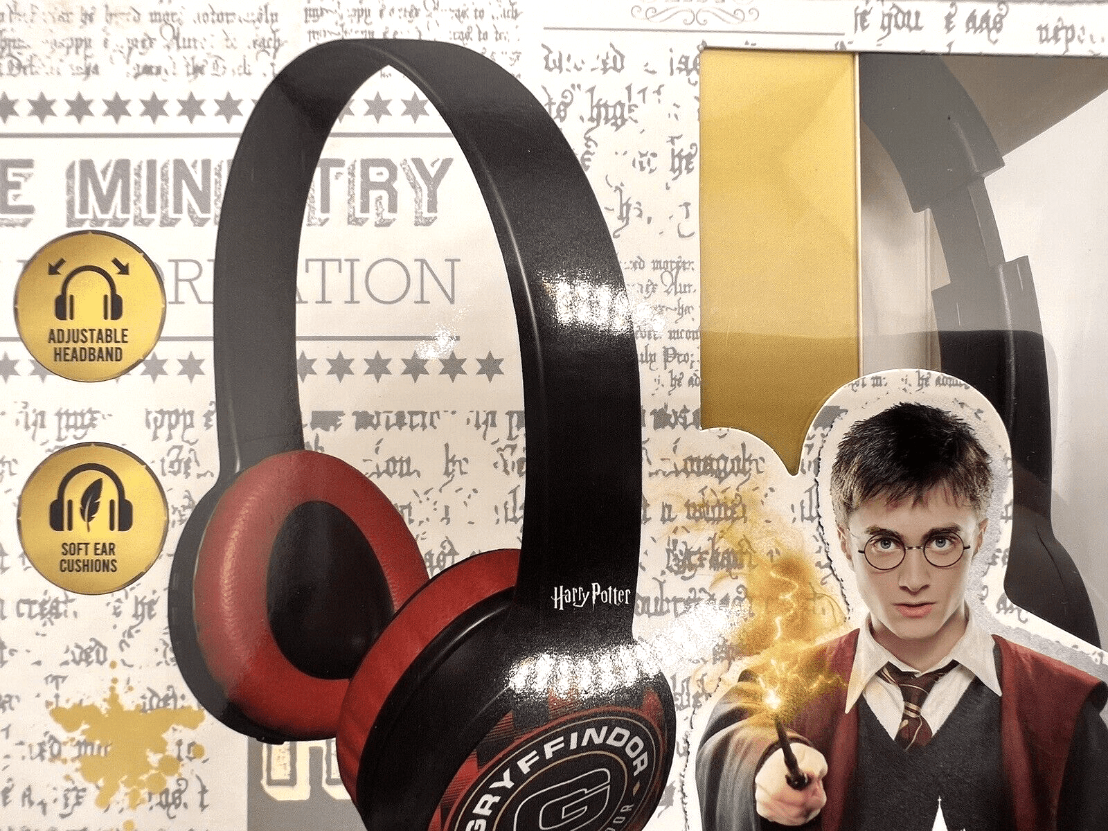 Harry Potter Gryffindor Wired Headphones from The Wizarding World