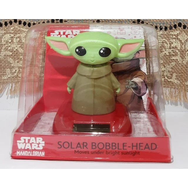 Star Wars Mandalorian Baby Yoda Solar Bobble head