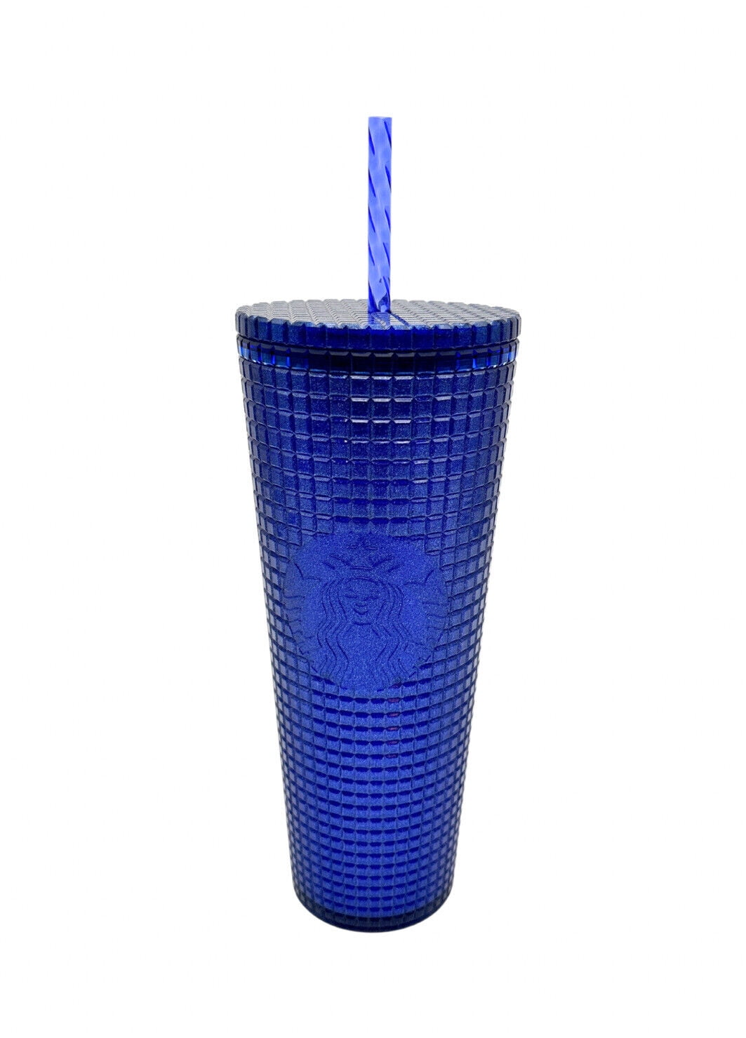 Starbucks Cobalt Blue Grid Cold Cup Venti (24 oz)