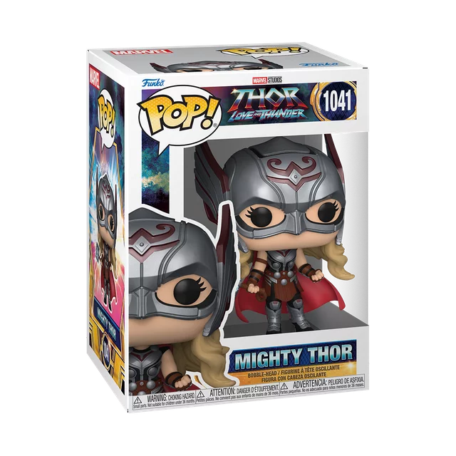 Funko Pop! Marvel: Thor Love and Thunder - Mighty Thor Vinyl Bobblehead