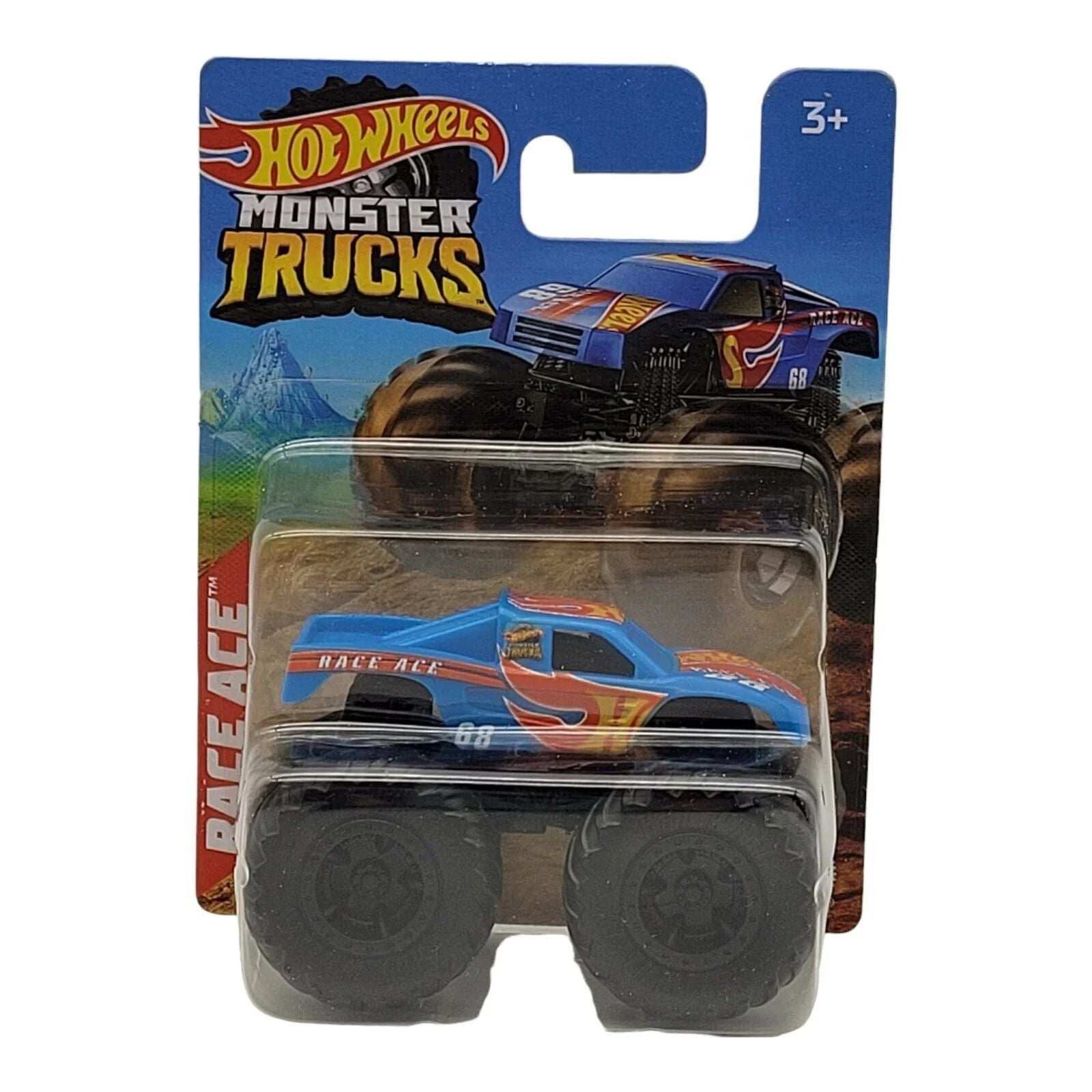 Hot Wheels Monster Trucks 1:70 Race Ace Blue (HJG37)