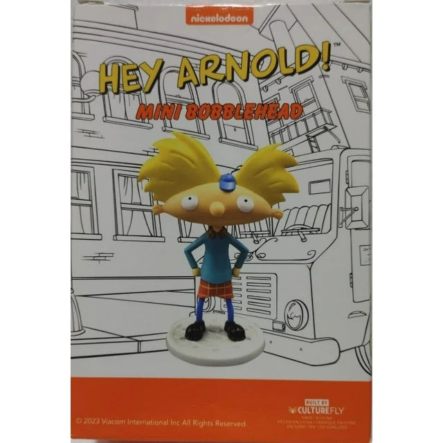 Hey Arnold 3in BOBBLEHEAD Figure Nickelodeon Collection