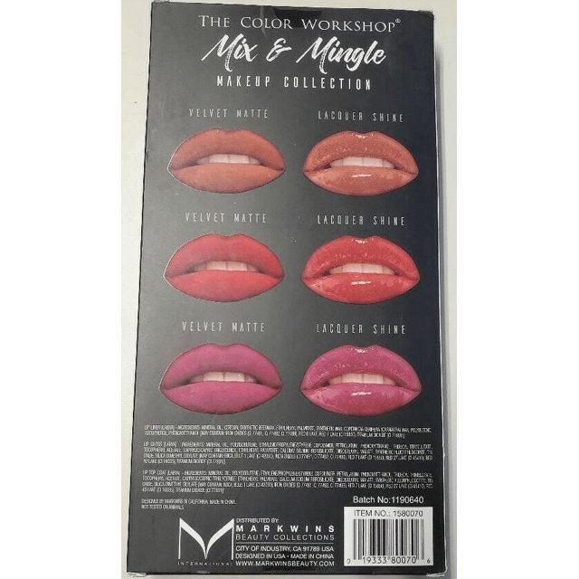 Mix & Mingle Makeup Collection 7 Piece The Color Workshop