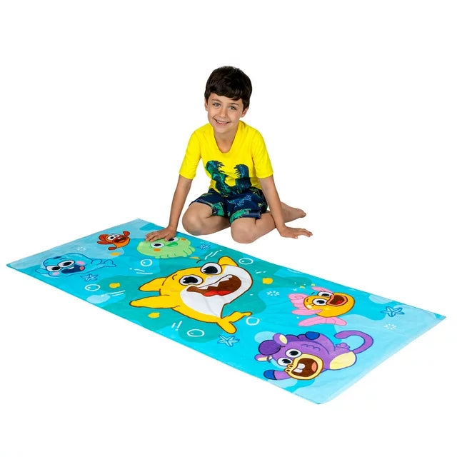 Baby Shark Beach Towel, Kids, 28 x 58