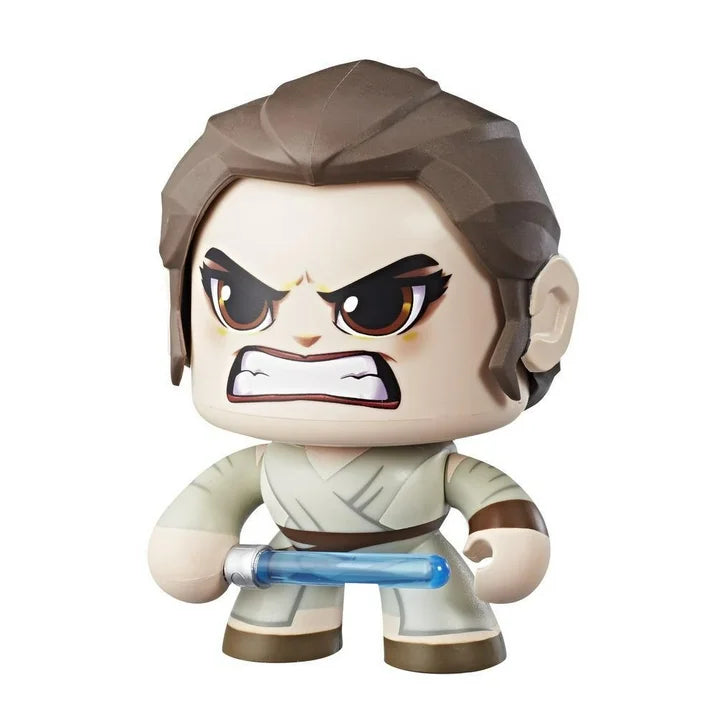 Star Wars Mighty Muggs Rey (Jakku) #5 Action Figure, 3 Facial Expressions