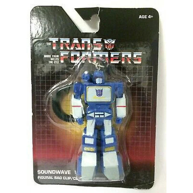 Transformers Soundwave (2021) Monogram Figural Bag Clip 3-Inch Figure Keychain