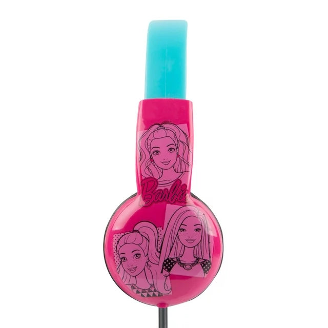 Barbie Kid-Safe Headphones in Blue and Pink