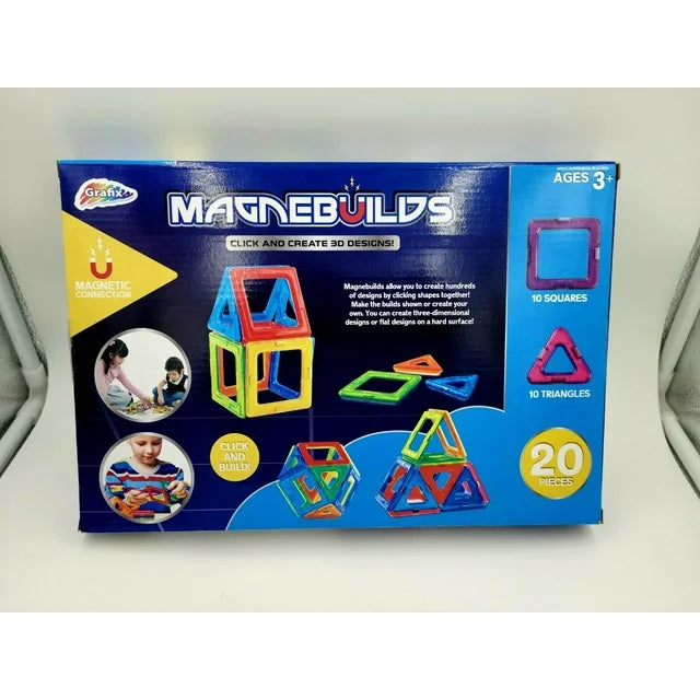 Magnet Builds 3D Design Click And Create 20 pcs set New