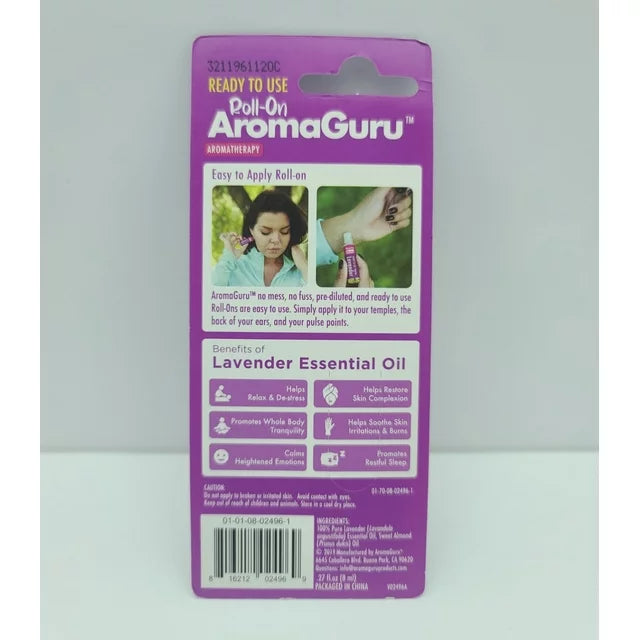 Ready To Use Aroma Guru Roll On  Lavender  Scent 8 ML