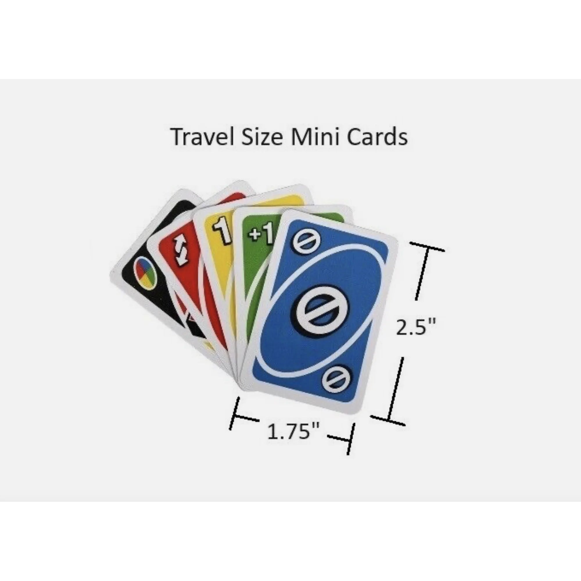 UNO GO! 2 Pack, Card Game for Kids Adults, Fun Mini Pocket-Sized Travel Set