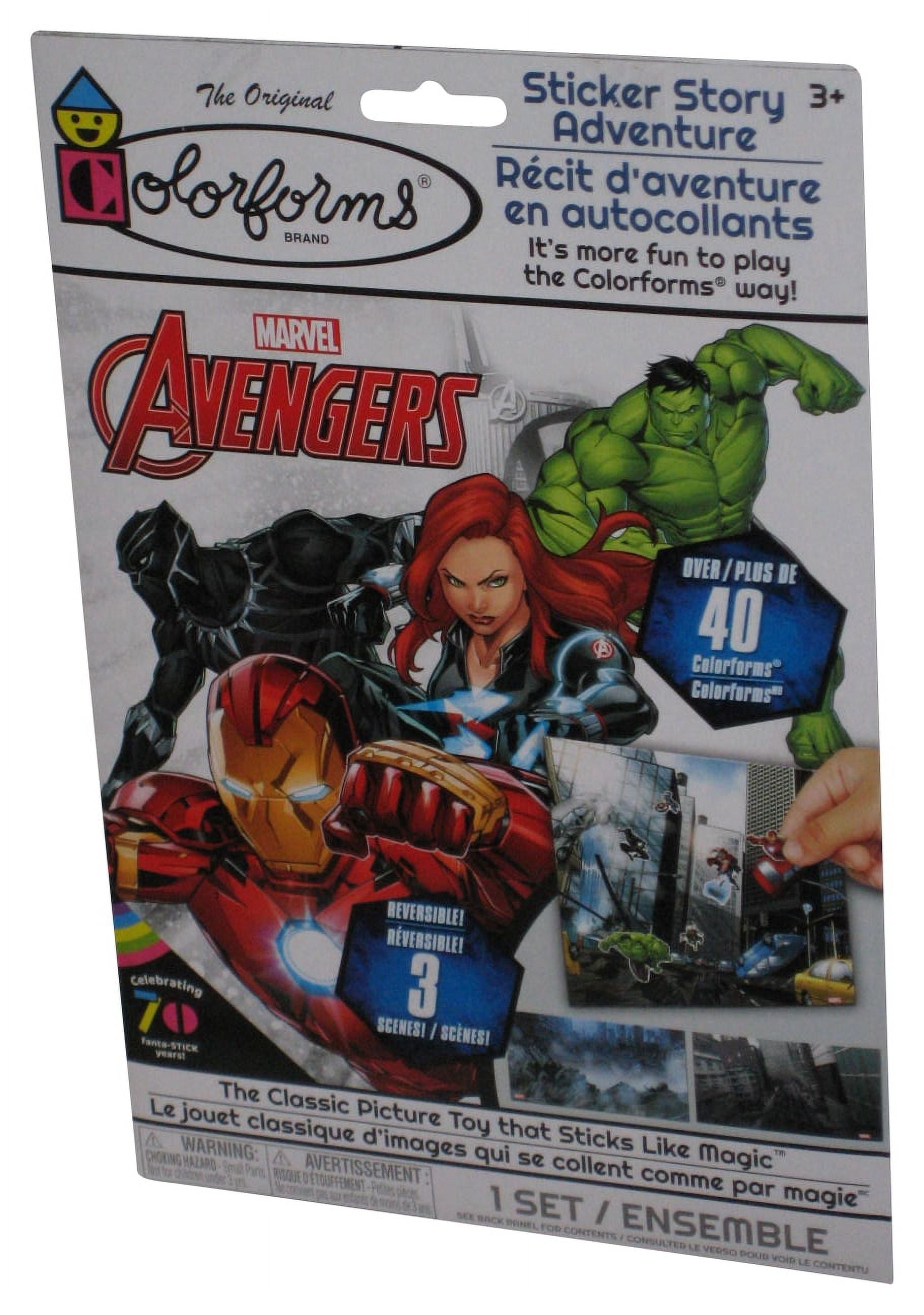 Marvel The Avengers (2023) Colorforms Sticker Set