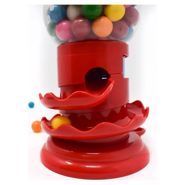 Toymendous Mini Novelty Gumball Machine for Children, Gumballs Included (Colors May Vary)