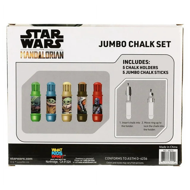 Disney Star Wars The Mandalorian Jumbo Chalk set