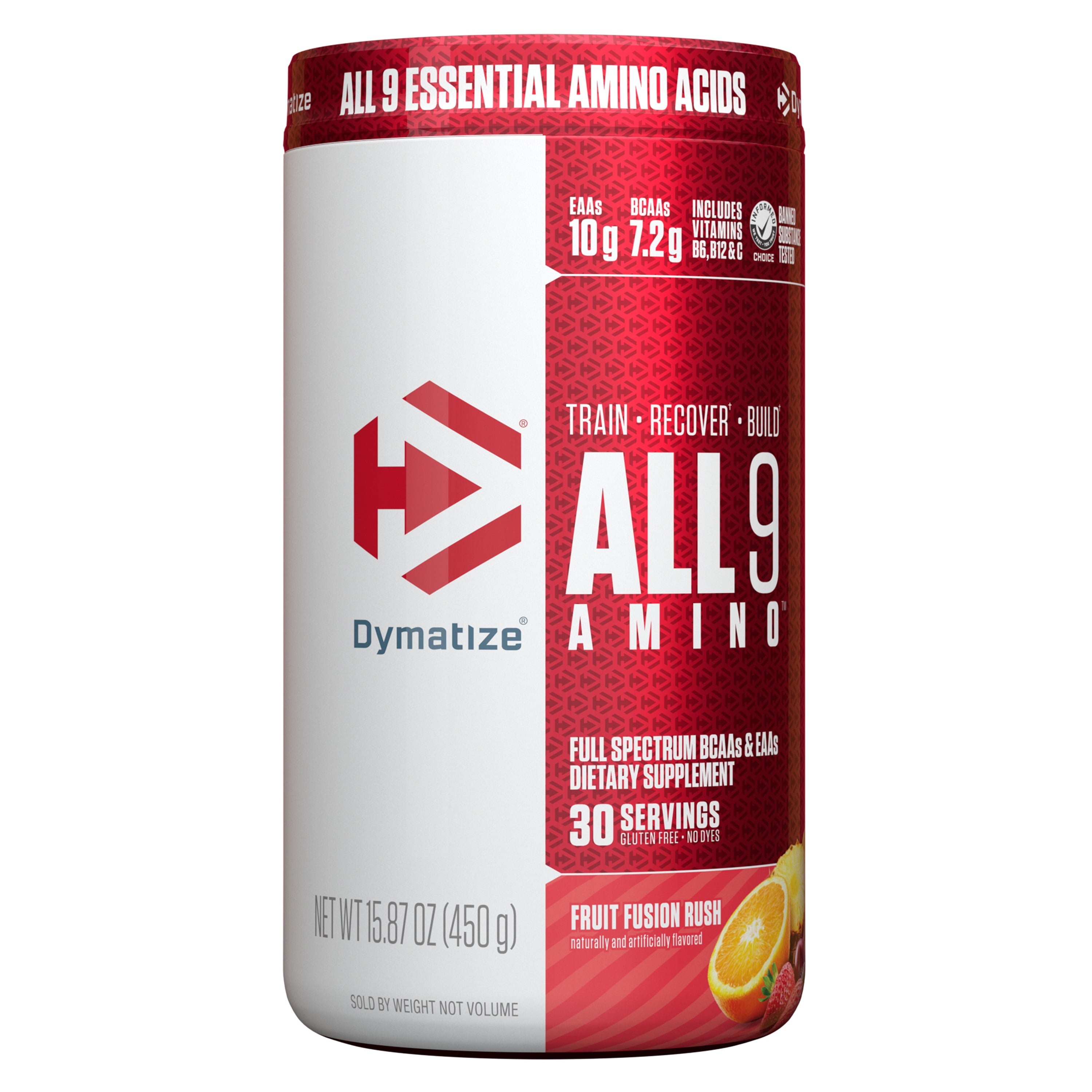 Dymatize All9 Amino Essential Amino Acids, Fruit Fusion Rush, 30 servings