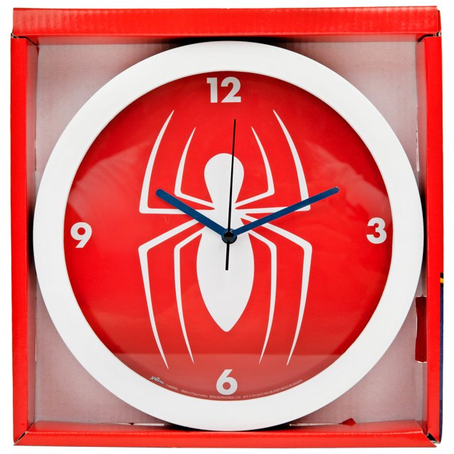 Marvel Comics Spider-Man Symbol Character 9 3/4 Wall Clock