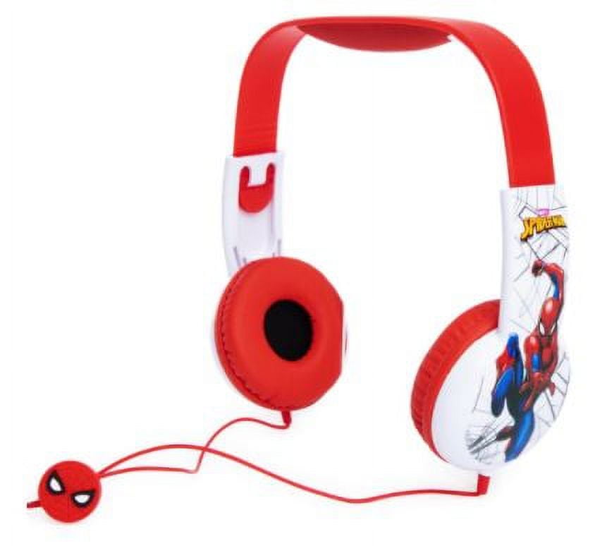 Spider-man Kid Safe Headphones ~ Red & White