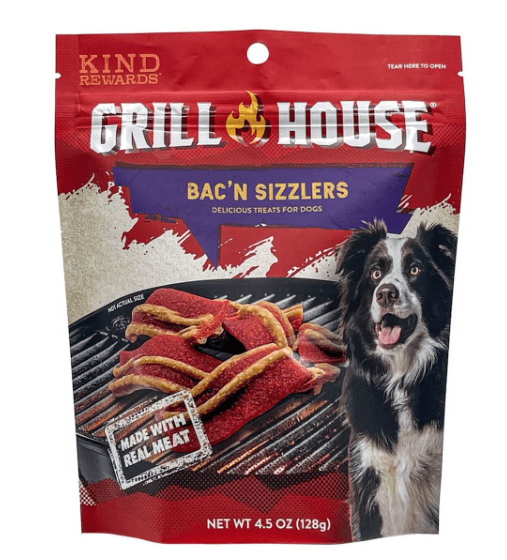 Kind Rewards Bac'n Sizzlers Treats for Dogs 4.5 oz