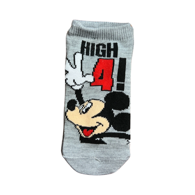 Disney Micky Mouse 5pk No-Show Socks shoe size 7 1/2 - 3 1/2