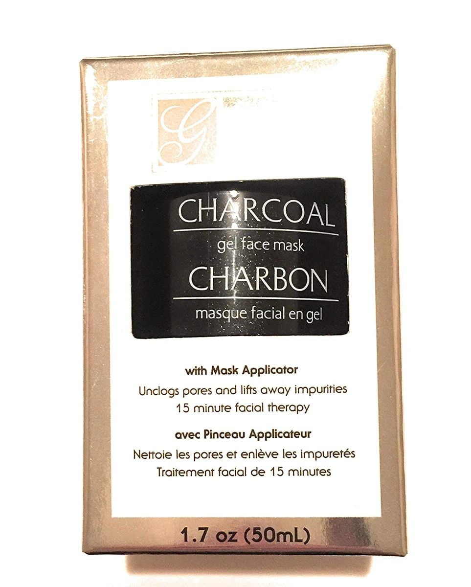 Global Beauty Care Charcoal Gel Face Mask 1.7 Oz With Applicator