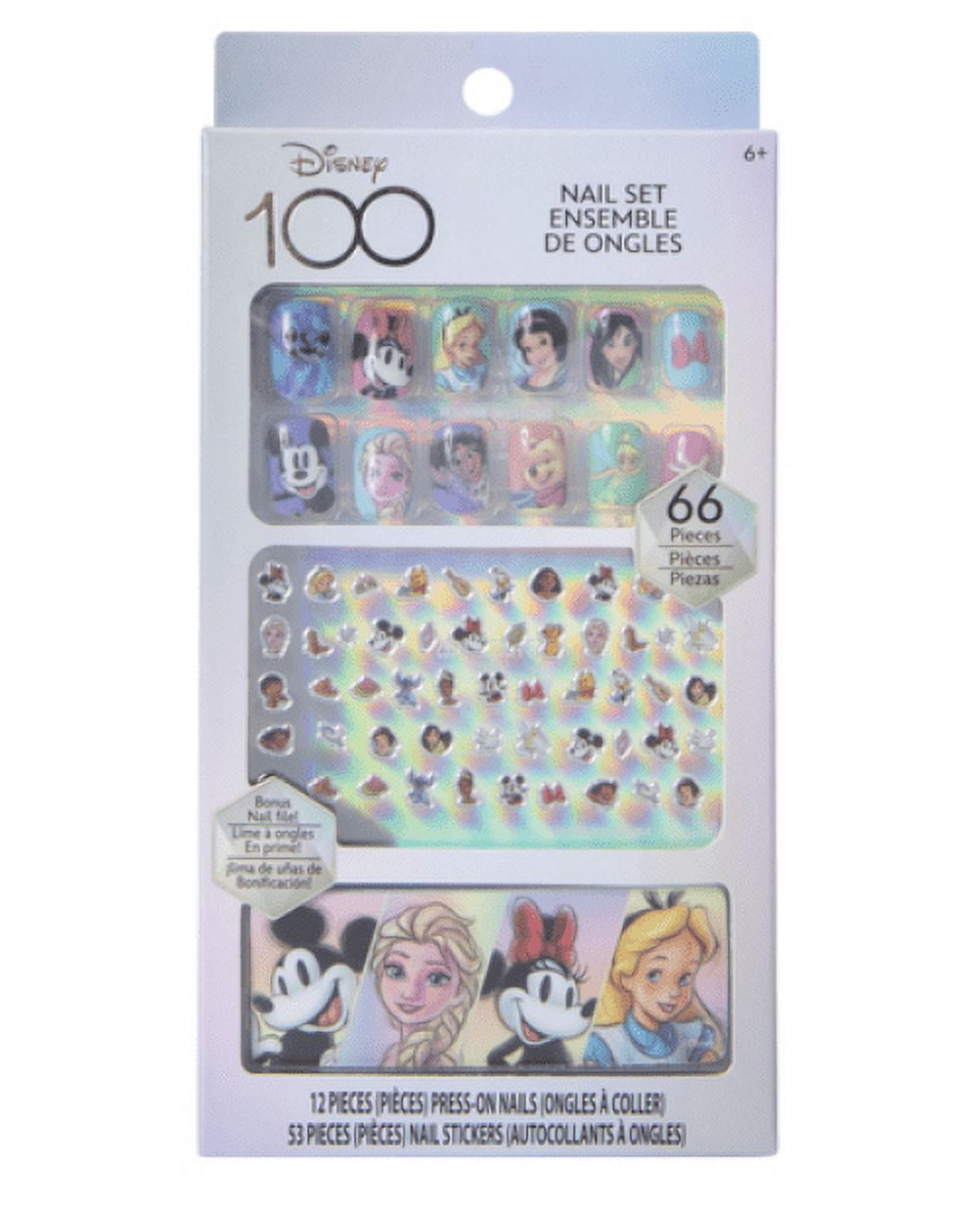 Disney 100 Nail Art Set 66 Pcs