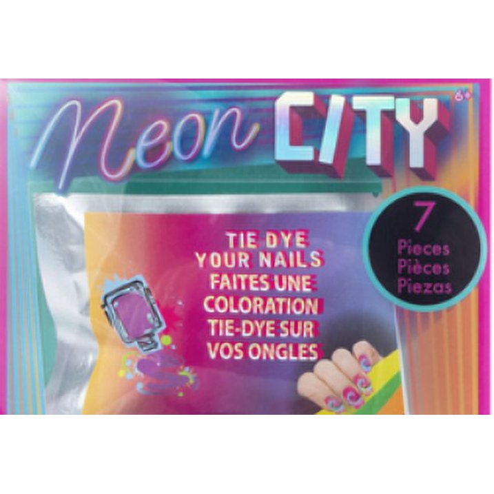 Neon City Tie Dye & Marble Nail Kit 8-Piece