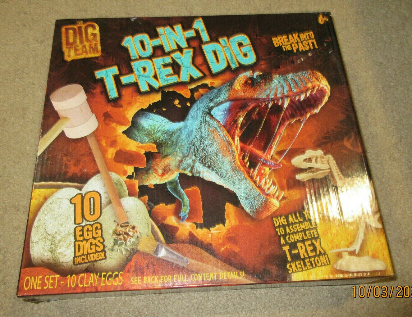 Dig Team:10 In 1 T-rex Dig Kit