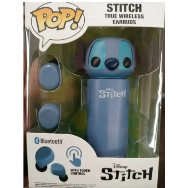 Disney Touch Control Pop Funko Stitch Wireless Ear Buds with Case