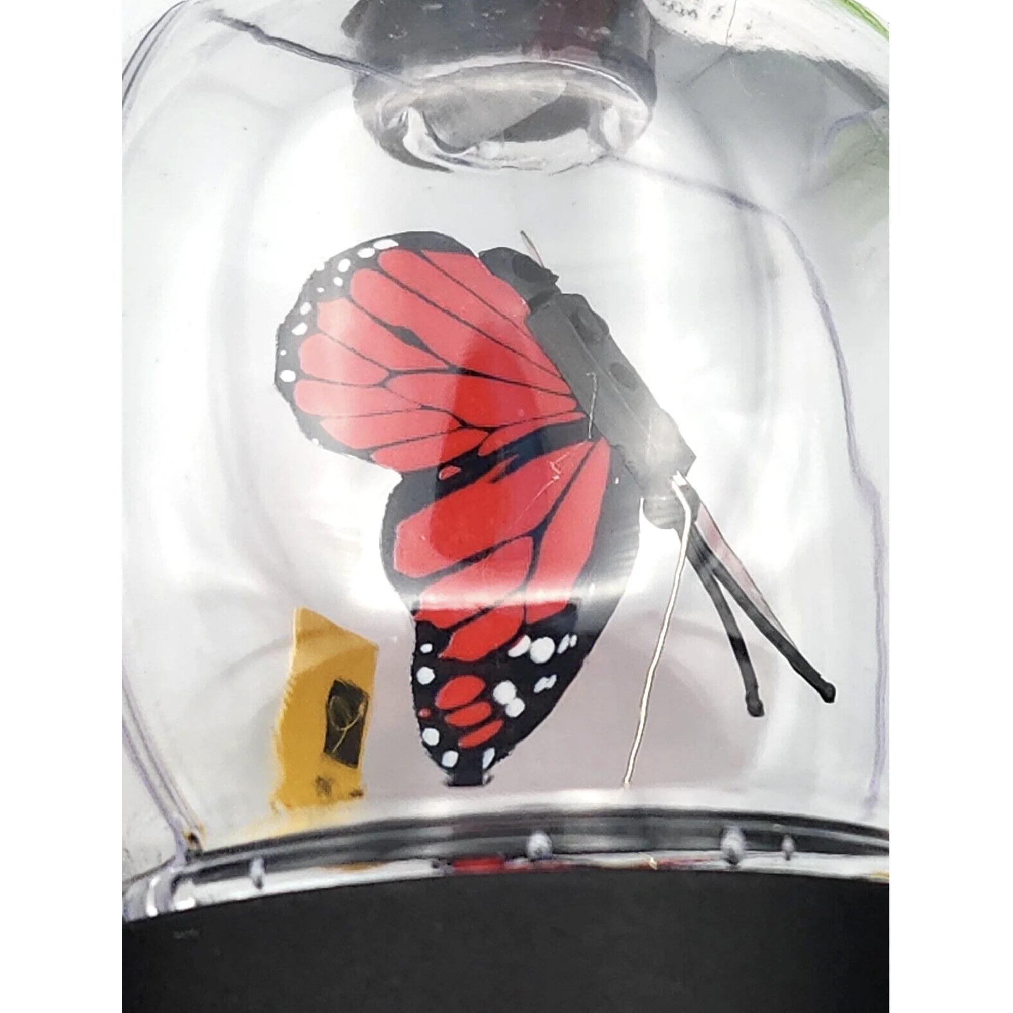 Garden STAKE LIGHT 11 â€œ inches Tall, Butterfly in Jar light Up Yard 4 pk