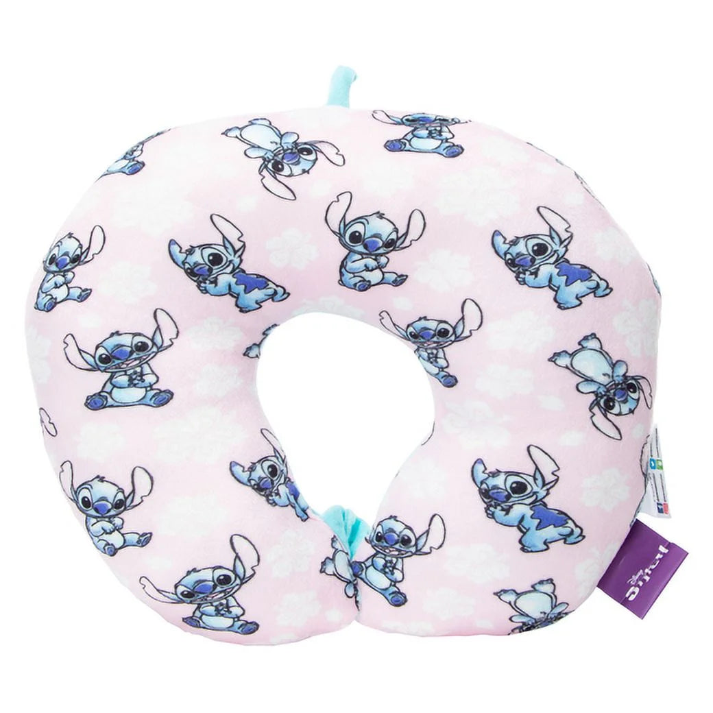 Disney Stitch Travel Pillow - Lilo And Stitch Pastel Dreams Light Pink Pillow - Age 3+