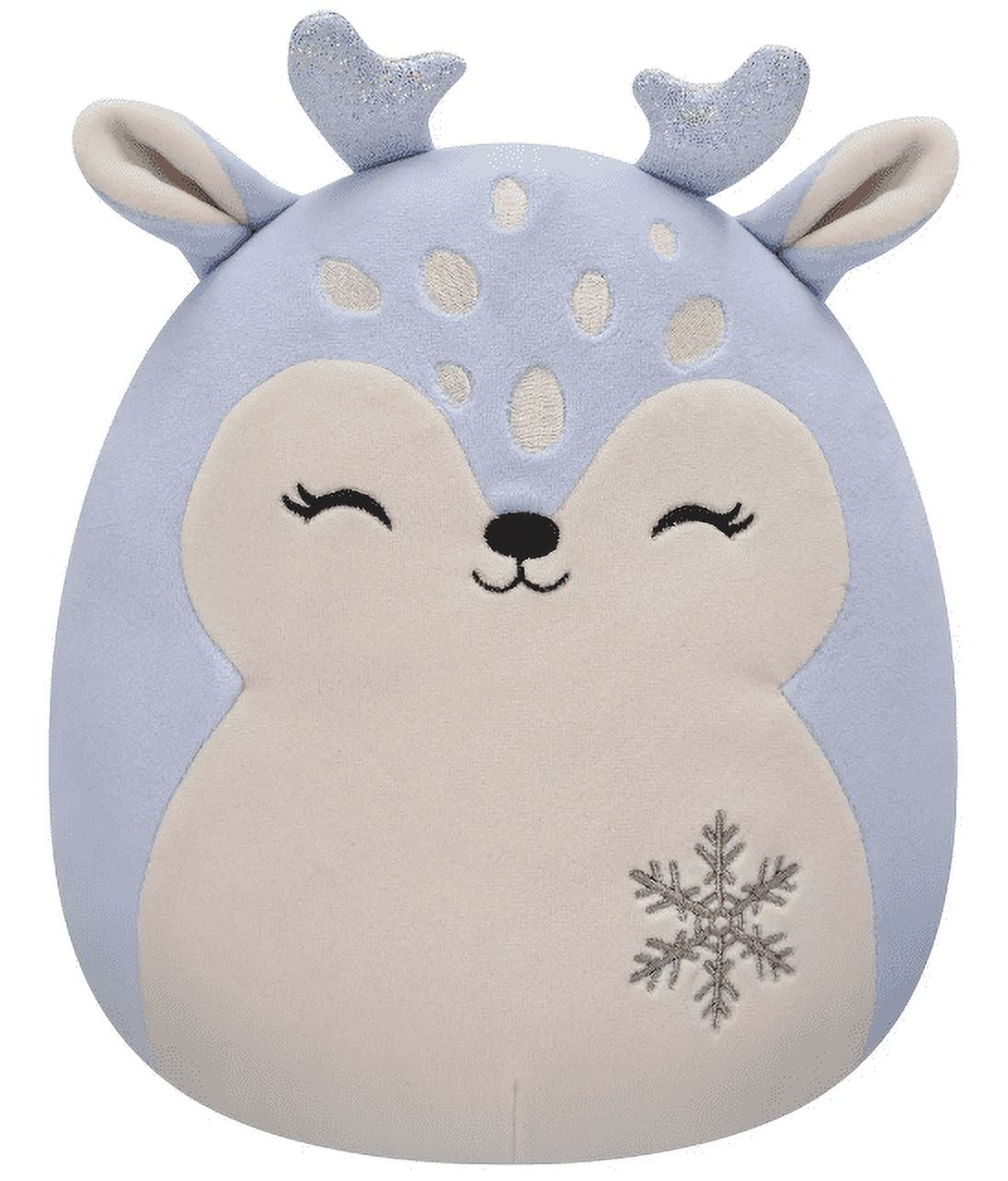 Squishmallows 8" Farryn Purple Fawn with Snowflake Little Plush