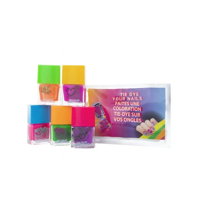 Neon City Tie Dye & Marble Nail Kit 8-Piece