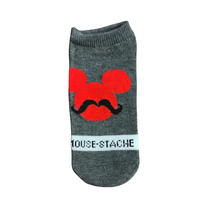 Disney Micky Mouse 5pk No-Show Socks shoe size 7 1/2 - 3 1/2