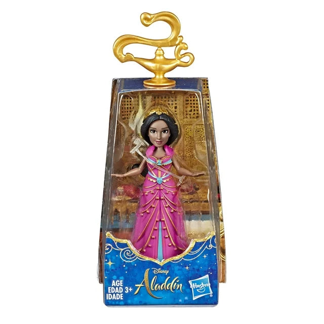 Disney Collectible Princess Jasmine Small Doll in Pink Dress Inspired by Disney's Aladdin Live-Action Movie, Toy for