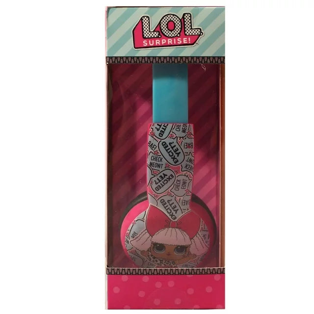 L.O.L Surprise! Children's Noise-Canceling Over-Ear Headphones, Pink, HP2-03136