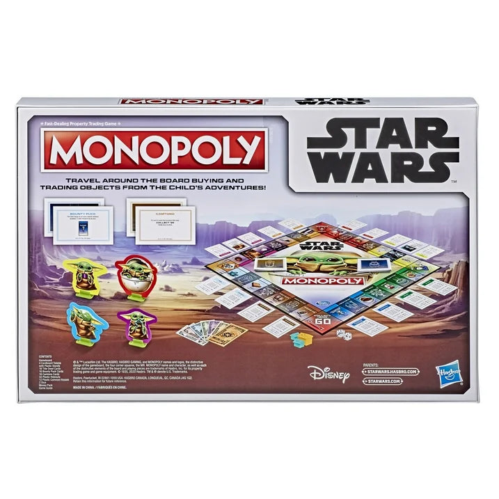 Monopoly: Star Wars The Child Edition Board Game for Kids and Families, Only At Walmart